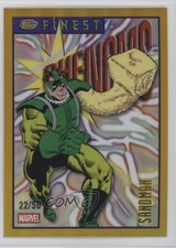 2026 Topps Finest Fantastic Four Tribute to '96 Gold Refractor /50 Sandman 1o1p picture