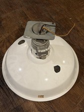 Vintage Steber Union Made Factory Industrial White Porcellian Light USA picture