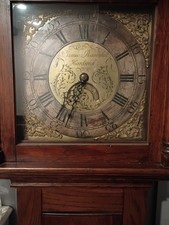 AN 18TH CENTURY JAMES RAVENHILL HARDWICK Long case grandfather clock picture