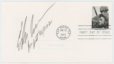 Eddie Adams Saigon Execution Autographed Signed Cachet Envelope AMCo COA 30970 picture