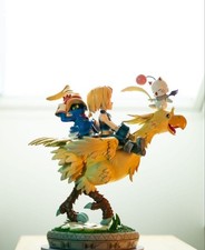 Final Fantasy IX Gakabox Zidane Vivi Chocobo Statue Figure Rare FF9 Japan picture