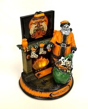 Haunted Christmas Halloween Collectible Rare Vintage Holiday Spooky Santa Decor picture