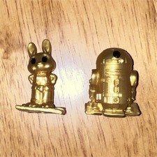 Star Wars R2-D2 Character & Rabbit Gold Figurine Lot 2 Pack Mini Figures 2026 picture