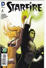 DC Comics STARFIRE (2015) #4 VF GREEN LANTERN 75TH ANNIVERSARY Variant Cover picture