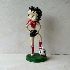 Betty Boop Soccer Football Figure Large 29in Statue Vintage Retro Red Uniform JP picture
