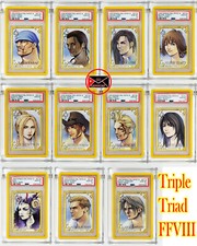 PSA 10 Complete Official Licensed 1999 FINAL FANTASY VIII Triple Triad 110 cards picture