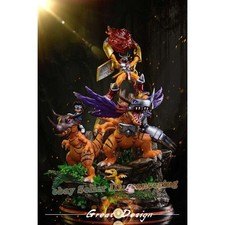 Great Design Studio Digimon Taichi & Greymon Evolution Collectible Statue 69cm H picture