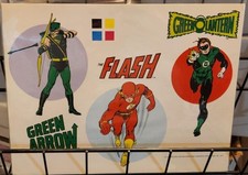 Green Arrow Lantern Flash DC Production Art from Jack Adler Collection 1975 COA picture