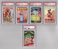 1953 PETER PAN CASTELL SET of 44 Cards Plus HEADER CARD) HIGHEST EVER GRADED 1/1 picture