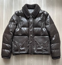 Super Rare Berluti Patine Kangaroo Leather Down Jacket Vest picture