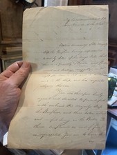 Letter Vice Admiral White Andrew Mitchell Rancid Cheese 1801 HMS Windsor Castle picture