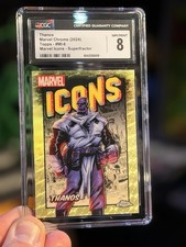 2024 Topps Chrome Marvel - Icons - THANOS  Superfractor  1/1 picture