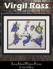 Virgil Ross Original Signed Model Sheet Drawing Witch Hazel Custom Framed V12 picture