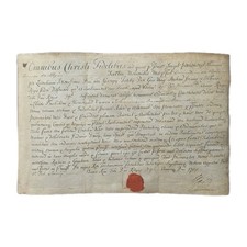 Lord Elgin Thomas Bruce Signed 1799 Parliamentary Proxy Wax Seal Baron Cawdor UK picture