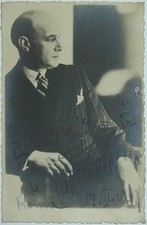 Photo George ENESCO autographed Rome Composer Musician picture