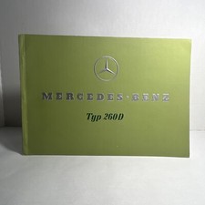 Original 1938 Mercedes-Benz 260-D Diesel Pullman Sedan Catalog Brochure GERMAN picture