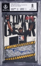 2009 TOPPS UFC ULTIMATE GEAR AUTOS #AUGJJ JON JONES BGS 8 picture