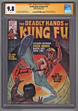 1976 Deadly Hands Kung Fu #20 Return Dragon CHUCK NORRIS RC AUTO CGC 9.8 SS 1/1 picture