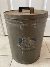 Rare Antique Whole Eggs FRIGIDEGS 30 LB Tin Container 13”x10” picture