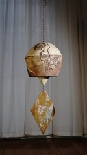 Early Vintage Paolo Soleri for Cosanti Large Ceramic and Copper Bell picture