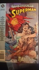 The Death of superman 1992 first addition. pristi condition never opened picture