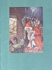 Arthur Rackham  Signed / Merry Christmas John Barry Ryan RARE Private Print picture