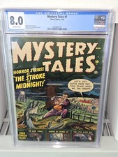 Mystery Tales #1 CGC Universal Grade Comic Book Atlas Comics Horror Strikes picture