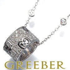 GUCCI Necklace Diamond Icon Stardust K18WG BLJ picture