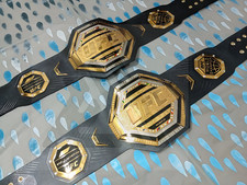 UFC Legacy Championship (Twin Pack) Title Replica Belt 2mm Brass Adult Size picture