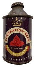 Coronation Brew Simonds LTD 1937 The RAREST CAN IN THE WORLD. picture
