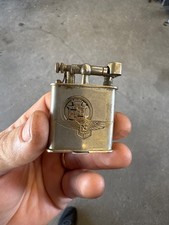ANTIQUE VERY RARE 1934 CADILLAC LASALLE CREST WINGED LOGO EMPLOYEE LIGHTER picture