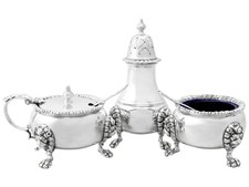 Vintage Sterling Silver Condiment Set picture
