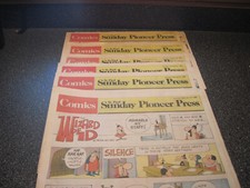 Comic Strips Sunday papers 45= 1979, 6=1980 star wars, amazing Spider-man, Hulk picture