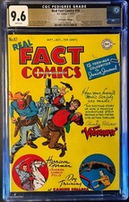 Real Fact Comics #10 (DC,1947) CGC 9.6 WP Golden Age Pedigree Promise Collection picture