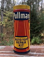 RARE Vintage PULLMAN Auto Car Repair Kit No.2 Gas Station Gas Oil Metal Tin Can picture
