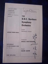 Igor Ozim - Violinist - Akeo Watanabe - Conductor - Autograph Le2 picture