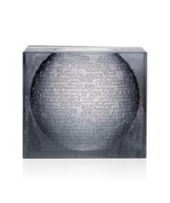 Daum Kumara Gray Vase Jean-Marie Massaud 03196 picture