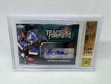 BGS 9.5 auto 10 Topps Transformers 2009 Revenge Fallen Optimus Prime Cullen Auto picture