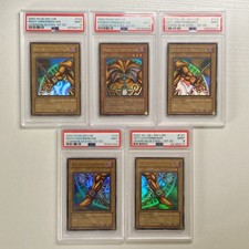 YuGIOh | PSA 9 1st Edition LOB Exodia The Forbidden One | N/A Complete Set 2002 picture