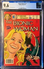 Bionic Woman #1 (Charlton Comics, 1977) CGC 9.6 White Pages TV Comic Key picture