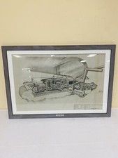 1950’s NASA ORIGINAL Hand Drawn Official Full Blueprint INCREDIBLE Space History picture