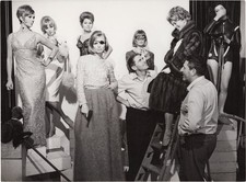 Stanley Baker Jean Seberg IN THE FRENCH STYLE Two original photographs #159624 picture