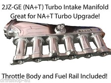 Racetune 2JZ-GE NA+T Billet Intake Manifold Plenum SET NA-T for Supra MKIV JZA80 picture