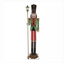 Home Accents 8 ft. Giant-Sized Lantern Nutcracker with LifeEyes LCD Eyes picture