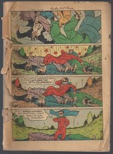 SUPERSNIPE COMICS V1 #7 (#2) S&S 1943 WWII ACTION TALES ULYSSES WACKY INCOMPLETE picture