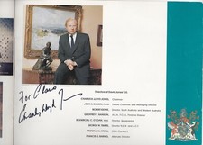 Charles Lloyd Jones / SIGNED LEAFLET / AUSTRALIA / BUSINESS / DAVID JONES picture