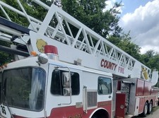 FIRETRUCK 1984 SPARTAN GRUMMAN A.C. 95' AERIAL TRUCK FIRE TRUCK picture