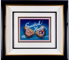 Woody Woodpecker TITLE CARD (1947) cel obg PRODUCTION BACKGROUND Walter Lantz picture
