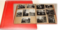 RARE 1945 Poland Jewish Holocaust Survivors Sweden Zionist Refugees Photo Album picture
