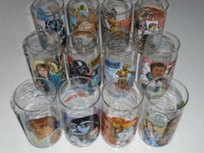Star Wars Vintage Glasses Complete Set Of 12 SW ESB ROTJ Burger King 1977 1980 picture